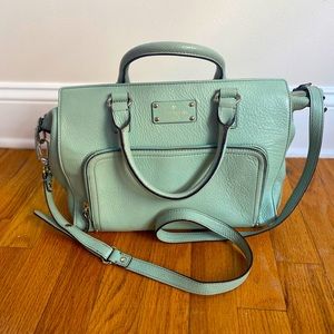 Mint green Kate Spade crossbody